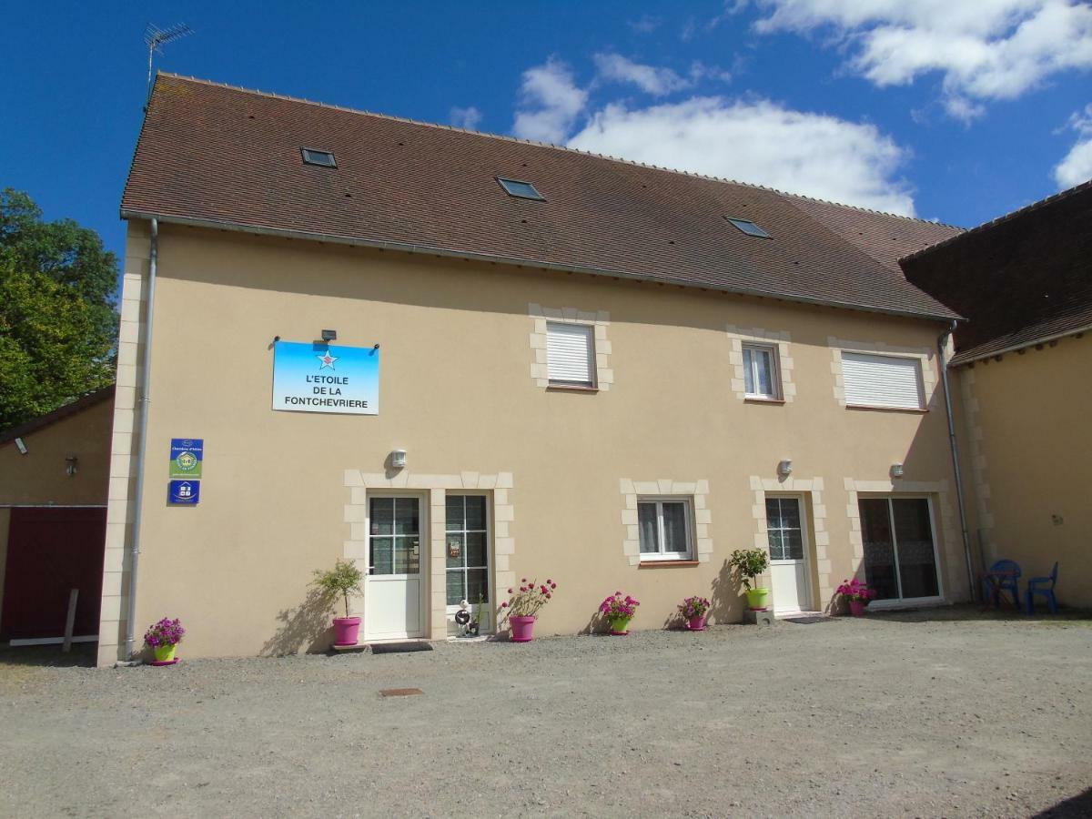 L'Etoile De La Fontchevriere Bed & Breakfast Neuvy-Saint-Sepulchre Bagian luar foto